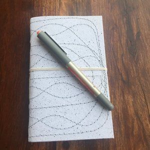 100% Recycled Paper Small Quilted Notebook